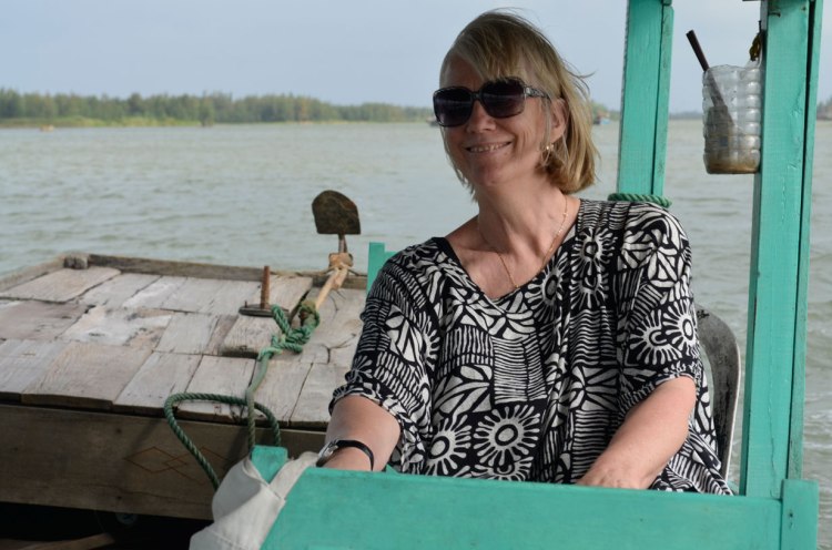 Narda the boat driver