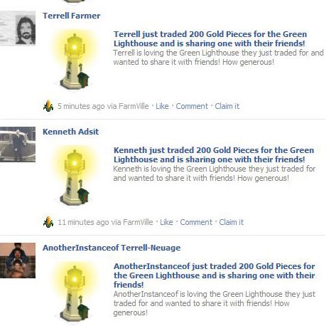 Farmville on Facebook