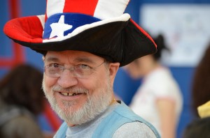 teachers chose some place where they were from - this is tim - our tech teacher - he has been teaching at international schools for 30 years