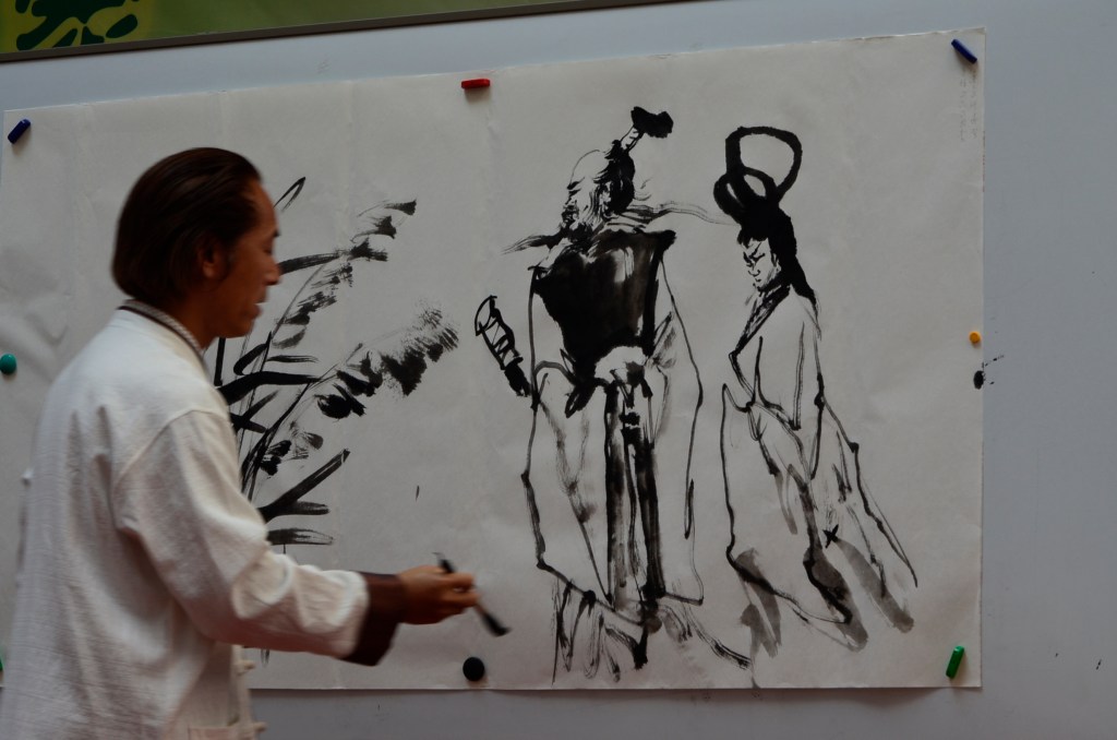 calligraphy & Chinese zither