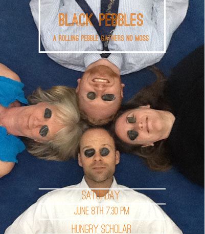 The Black Pebbles live at Campus Cafa Dalian American International School