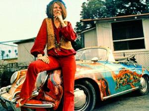 Janis Joplin's psychedelic painted 1965 Porsche 356c Cabriolet