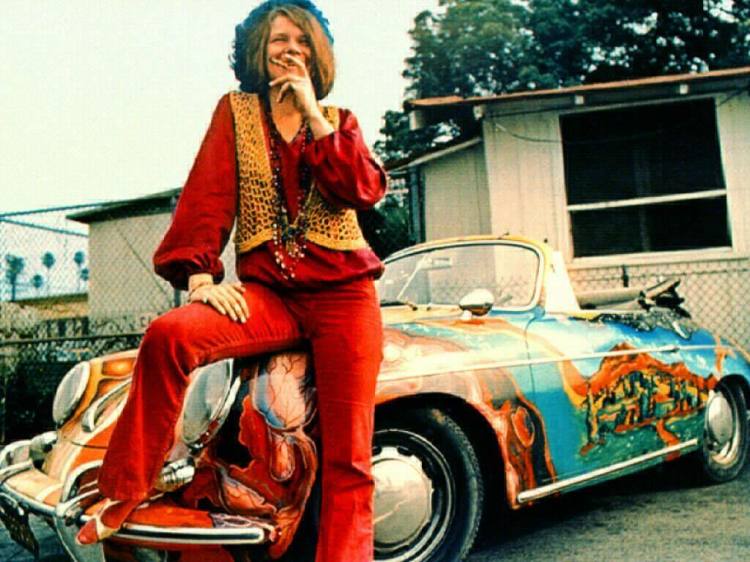 Janis Joplin's psychedelic painted 1965 Porsche 356c Cabriolet