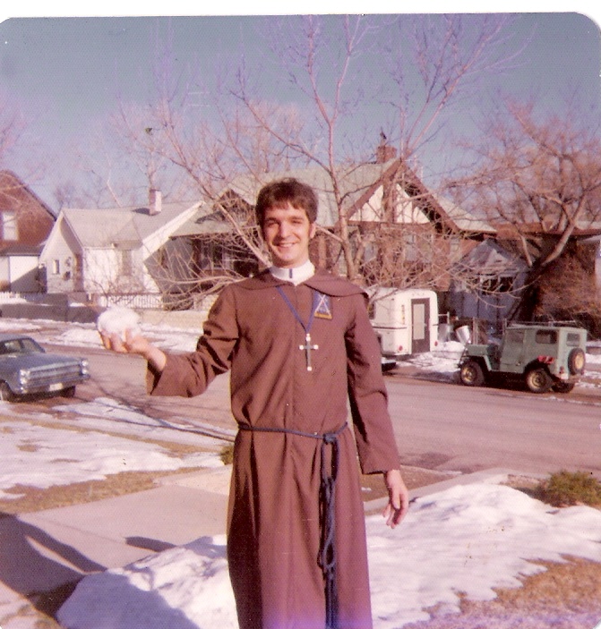 1974 wichita kansas in the Brown Brothers of Holy Light - the sub-order of The Holy Order of MANS that I was shipped off to because I broke the vows of celibacy repeatedly; oops...