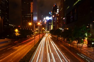 watching the world go by in Hong Kong