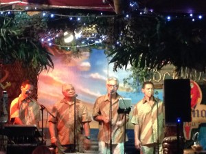 old Hawaiian people singing 1950's music to old people from the Mainland (and Australia)