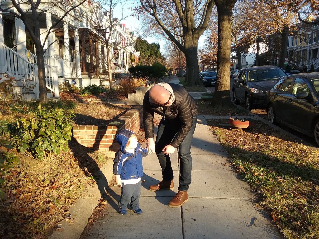 Chris and Liam and our home Washington DC