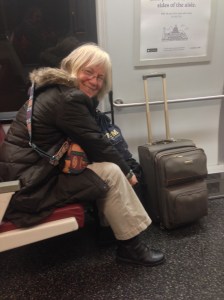 Leaving the USA Narda takes train to Helsinki