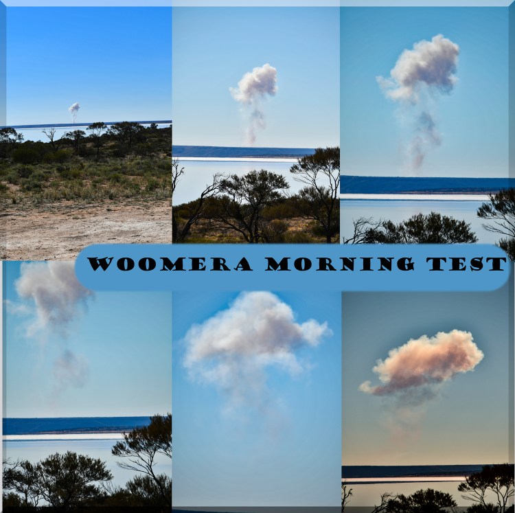 Woomera morning test