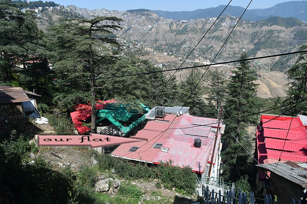 our flat at Kasumpti, Shimla.