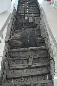 Roman ship dating back to around 200 AD, The 25 meter ship, known as the Meern I. The ship is different compared to other roman ships found dating from that era. It is particularly smaller in size and has got an upwards stern for greater mobility. The ship was large enough to have its own cabin, kitchen, and sleeping quarters.