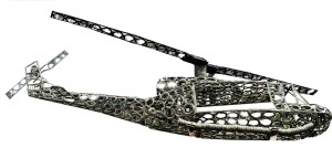 “RAR Somalia Veteran, Greg Hopgood, unveiled his Huey made with nearly a ton of horse shoes. Commissioned by the Mt Barker District Council for the 100th Anniversary at the end of WW1. Using a 112-year old-hand-cranked coke forge, he carefully sculptured and created the Iroquois helicopter, commonly known as a “Huey”, which is synonymous with the Vietnam War.”