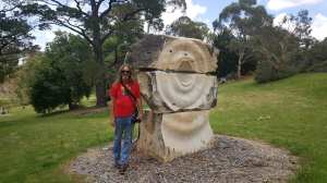 'Watersong' Stone - Marble from Paris Creek, South Australia. Artist, Yoshin Ogata, Japan