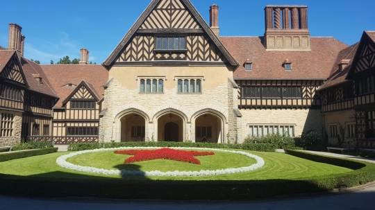 Site of the Potsdam Conference, at Cecilienhof. Where Stalin, Churchill, and Truman gathered to decide how to administer Germany in sthe summer of '45