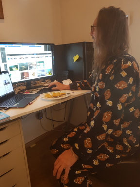 me in my daily attire until afternoon - is it retirement or is it isolation or is it quarantine or is it just me