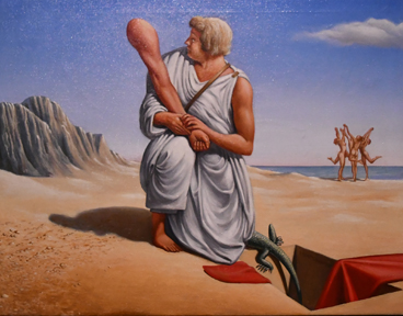 Deze thema’s fascineerden de Utrechtse surrealist Moesman. Surrealisme staat bekend als een beweging van mannelijke kunstenaars. Als grote namen kennen we vooral Dali, Magritte en Ernst. Nu zijn ook de vrouwen aan de beurt.