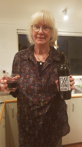 Narda's special Isolation wine