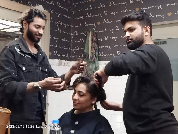 hair washing Pakistan style