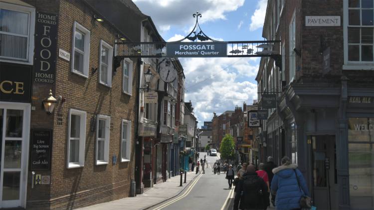 the shambles York - theold section from the middle ages 1400s