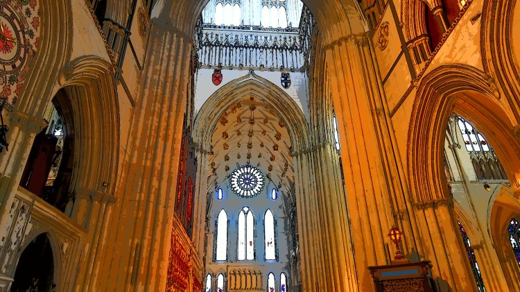 The Cathedral and Metropolitical Church of Saint Peter in York, commonly known as York Minster, is the cathedral of York, North Yorkshire, England, and is one of the largest of its kind in Northern Europe.