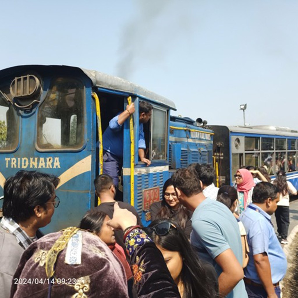 Almost...Joy Ride on the Darjeeling Steam Engine Toy Train