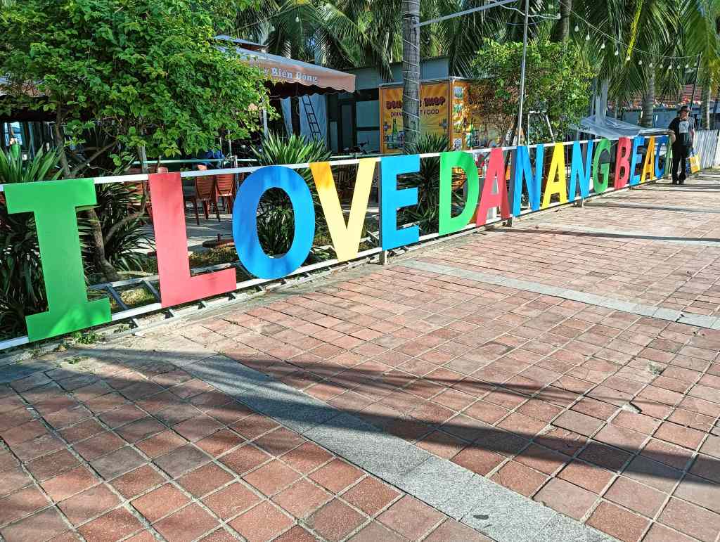 Danang Beach 60 years after America landed and destroyed this area