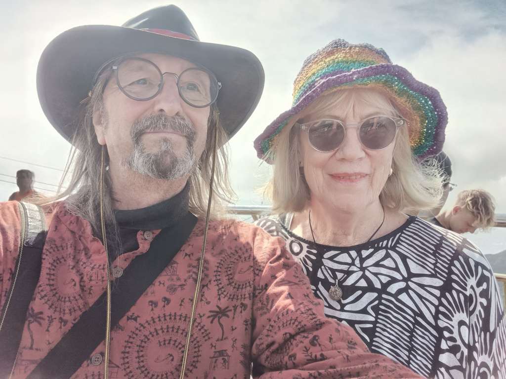 The Golden Bridge is a 150-metre-long pedestrian bridge in the Bà Nà Hills resort, in the Hòa Vang district of Da Nang, Vietnam. It is designed to connect the cable car station with the gardens and to provide a scenic overlook and tourist attraction