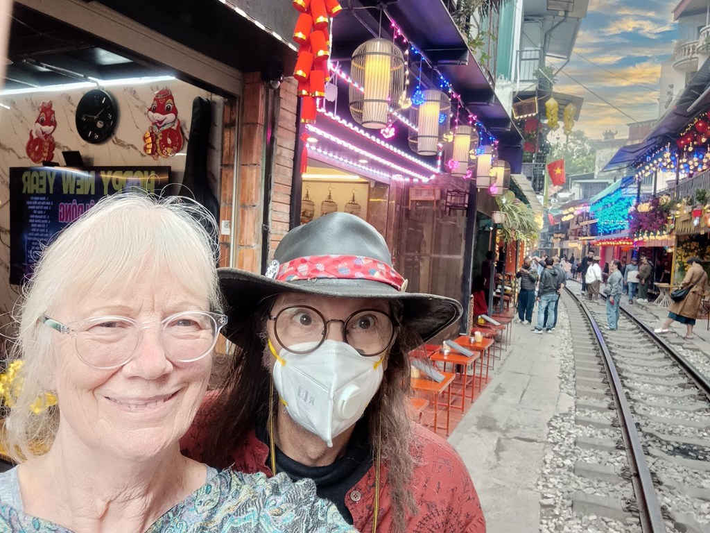 train street in Hanoi