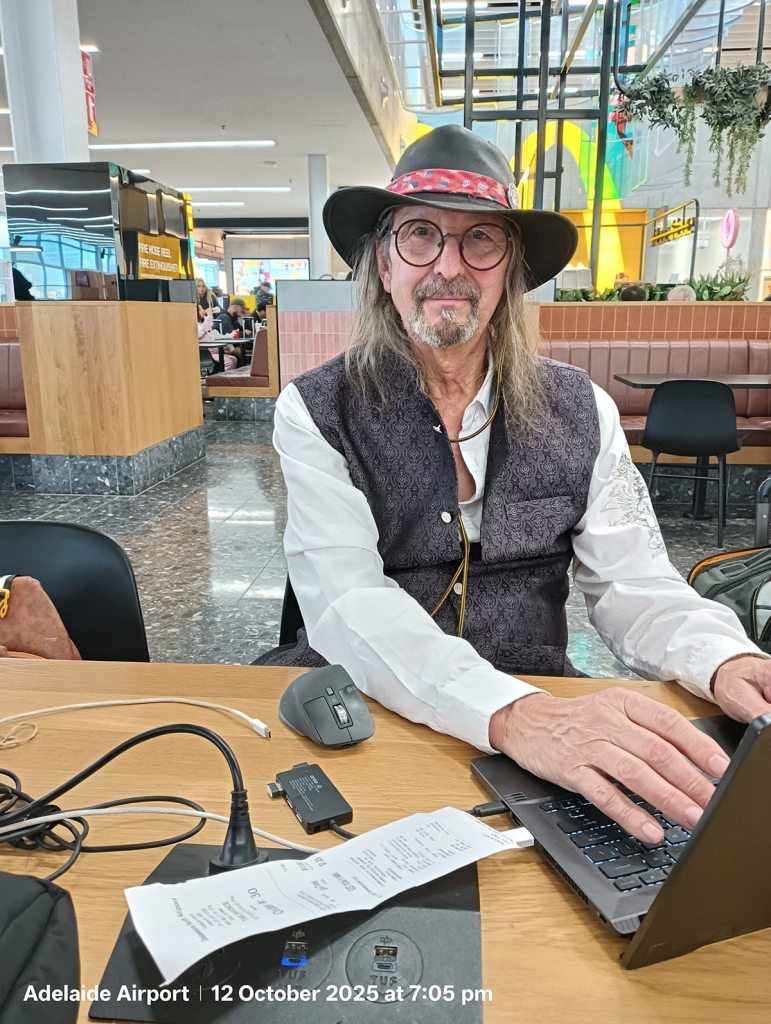 Adelaide Airport - next stop somewhere far away