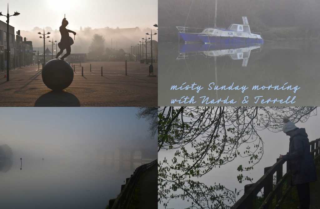 misty morning & high tide Truro River