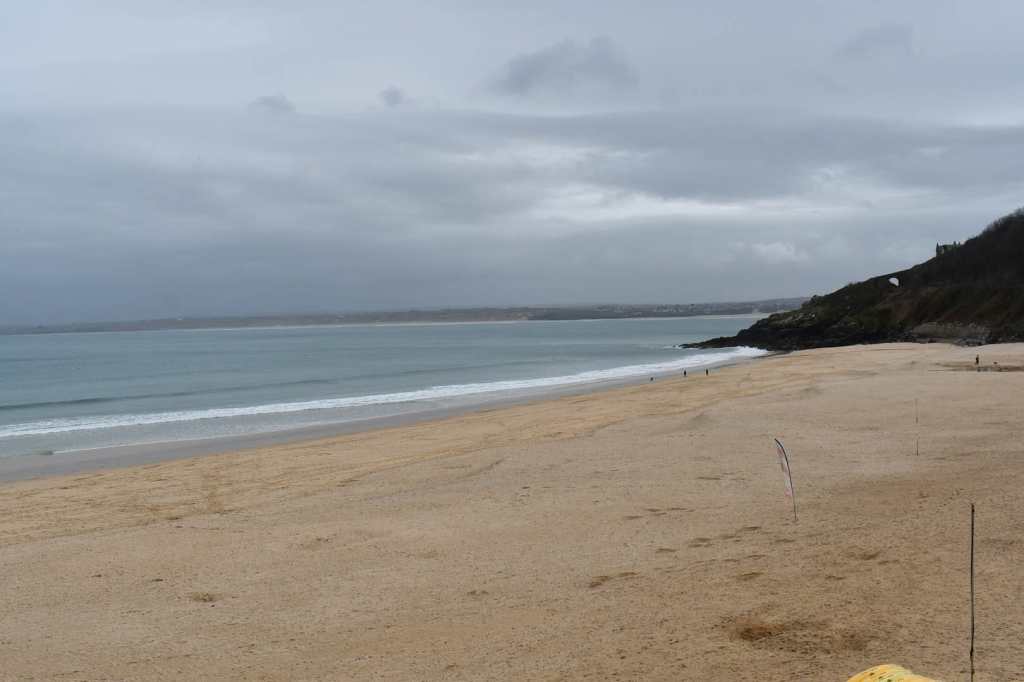 cliff views from St Ives