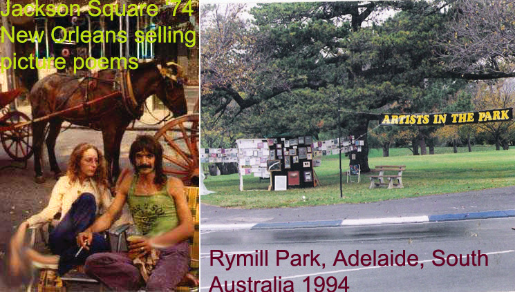 Jackson Square 1973, Artist in the Park, Adelaide, Australia 1996