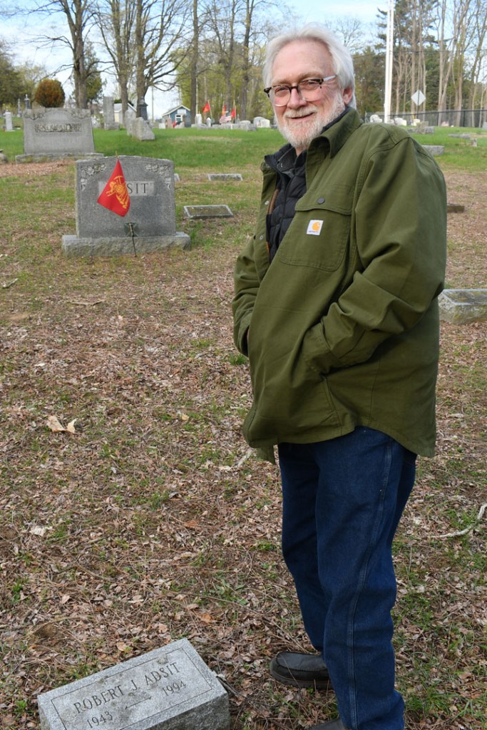 new Bro Robert visiting grave of adopted brother Robert