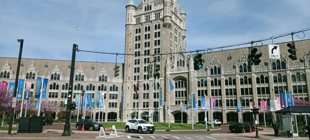 1869-1937 Designed in a Flemish Gothic style, the building commemorates the original Dutch settlement of the City of Albany.