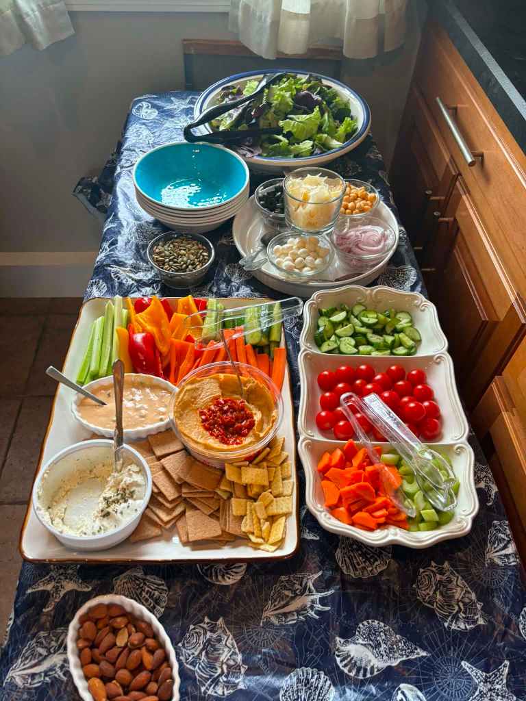 dinner spread