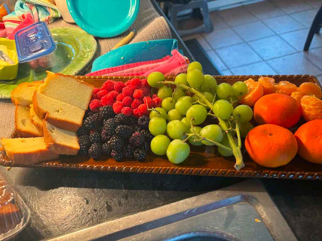 dinner spread