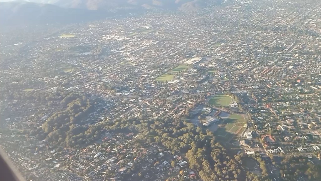 over our home in Adelaide