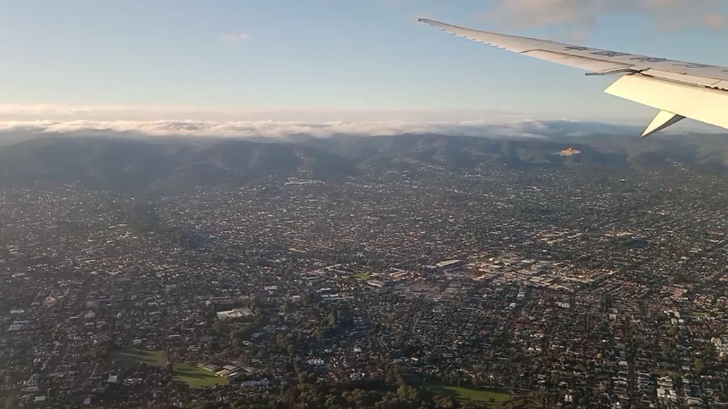 over our home in Adelaide