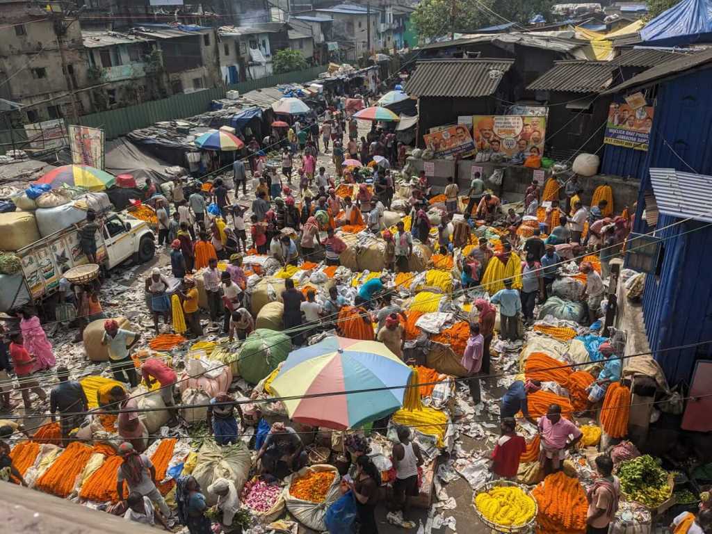 Mullick Ghat Flower Market 